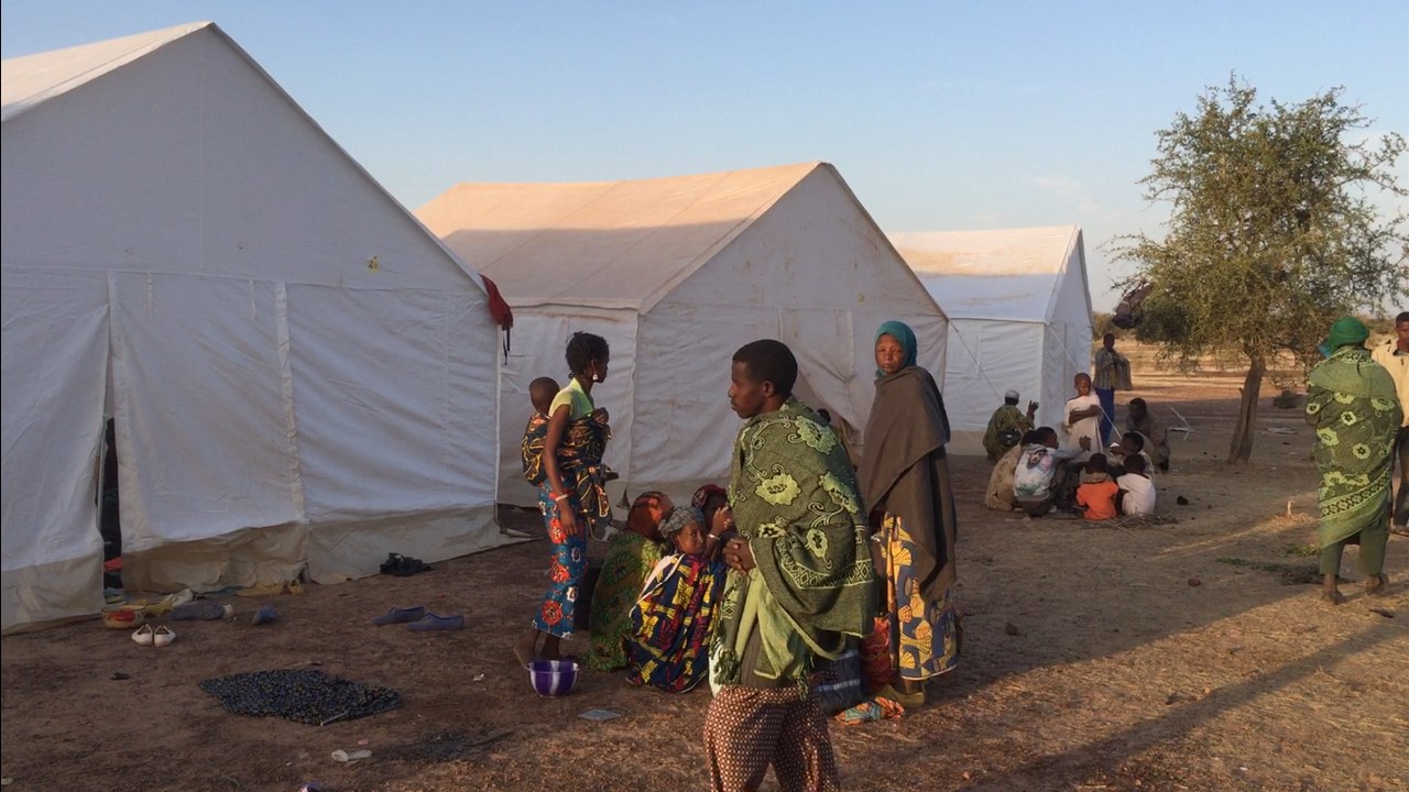 Displaced people at Barsalogho, Burkina Faso