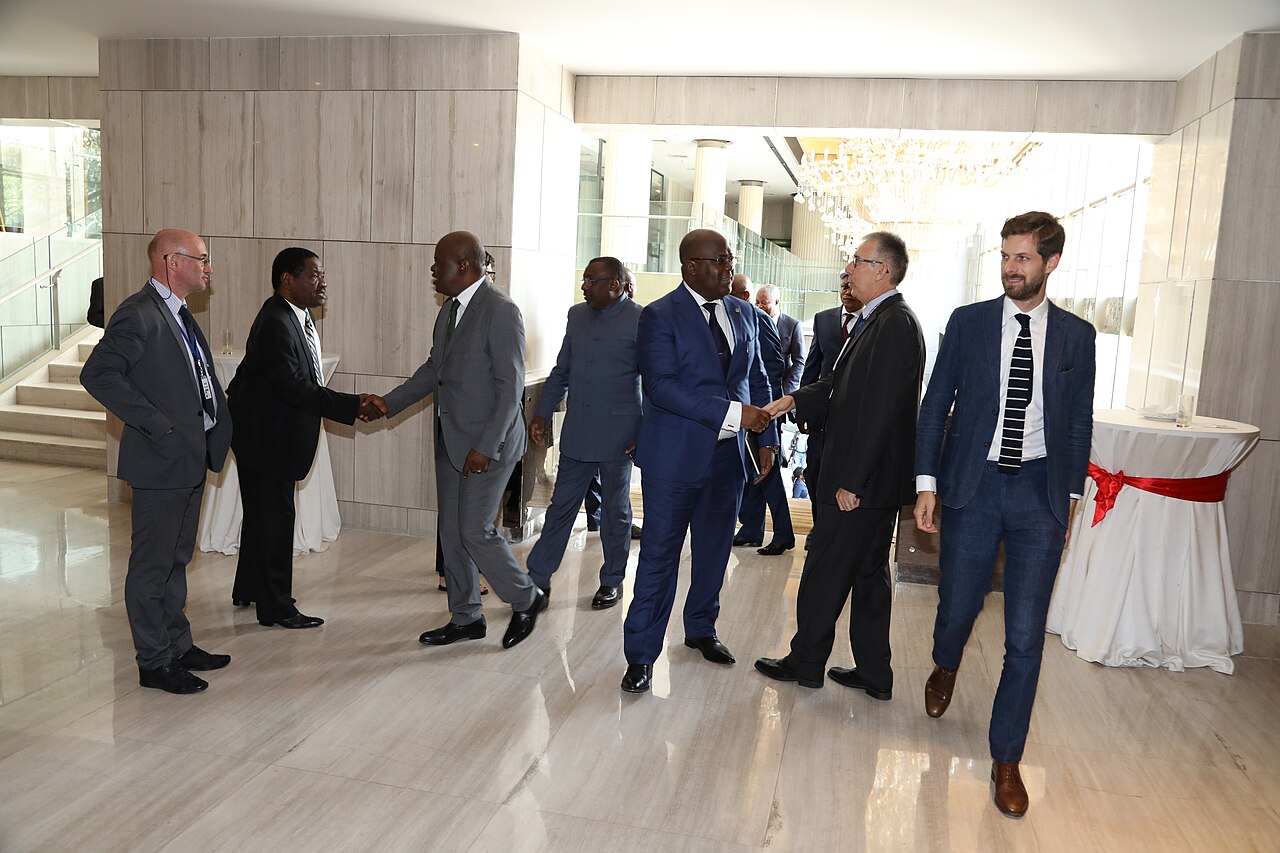 UN Security Council members visiting the DR Congo