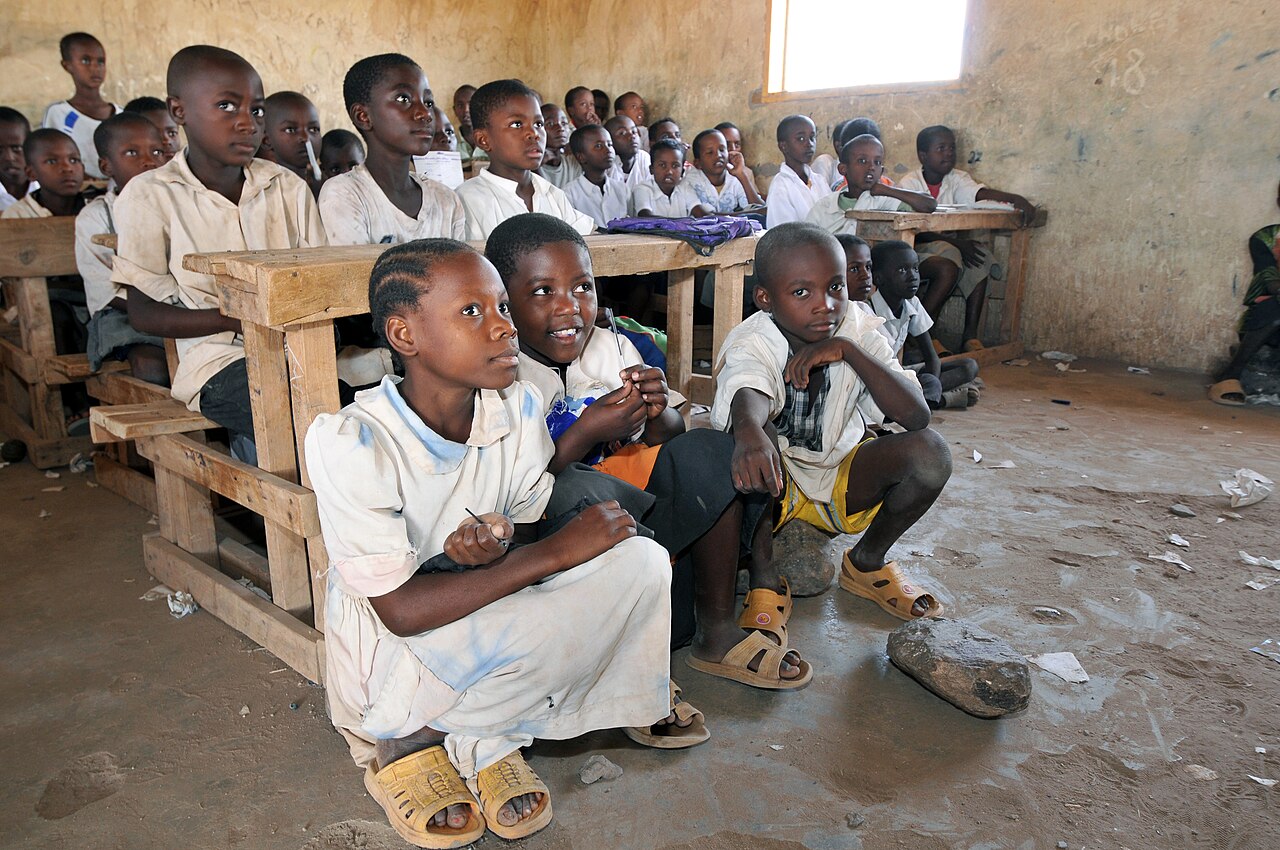 School children at Kakuma refugee camp, Kenya