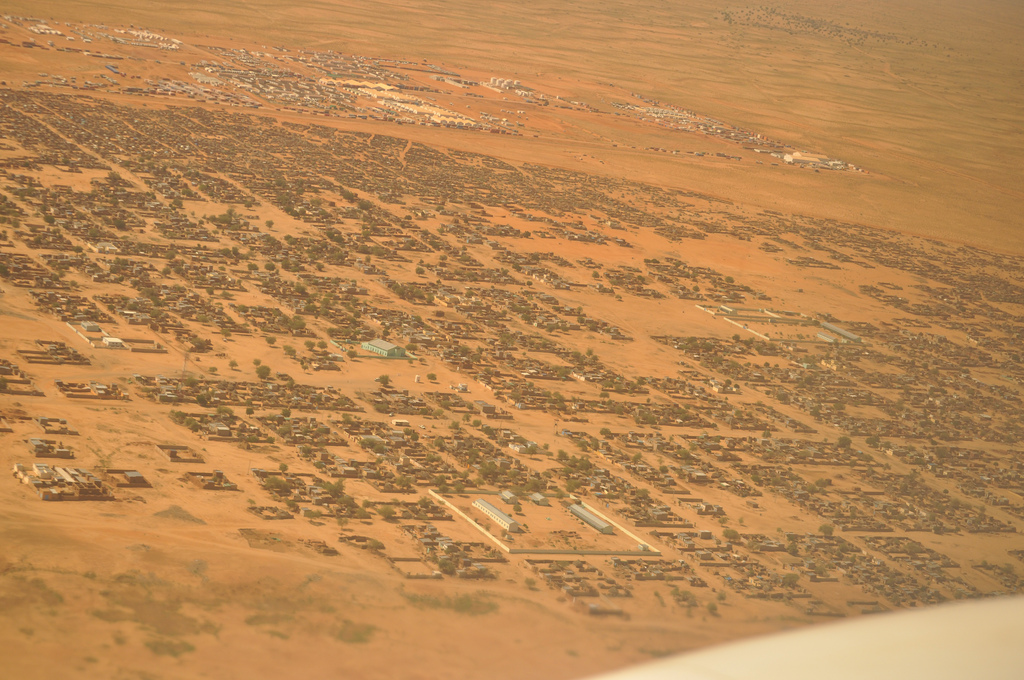 El Fasher, Darfur, seen from above